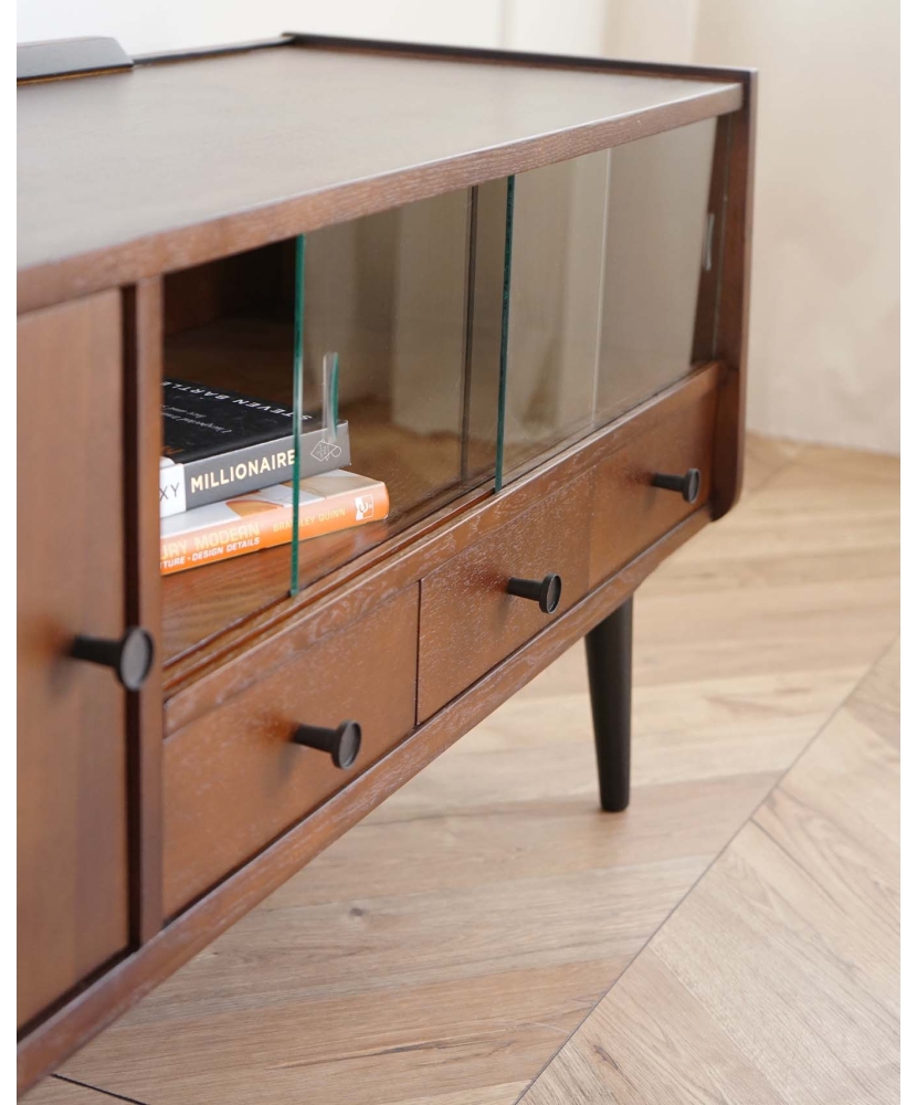 Vintage Small TV Unit Made in Lithuania 1960s