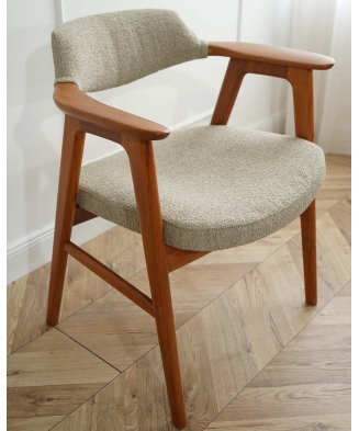 Set of 4 Teak Rare 'Model 42' dining chairs by Erik Kirkegaard for Høng Stolefabrik, Denmark,