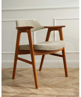 Set of 4 Teak Rare 'Model 42' dining chairs by Erik Kirkegaard for Høng Stolefabrik, Denmark,