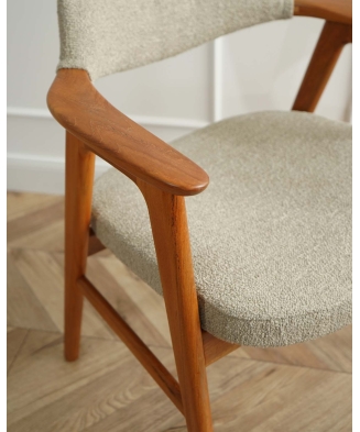 Set of 4 Teak Rare 'Model 42' dining chairs by Erik Kirkegaard for Høng Stolefabrik, Denmark,