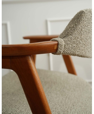 Set of 4 Teak Rare 'Model 42' dining chairs by Erik Kirkegaard for Høng Stolefabrik, Denmark,