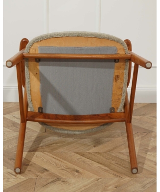 Set of 4 Teak Rare 'Model 42' dining chairs by Erik Kirkegaard for Høng Stolefabrik, Denmark,