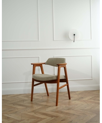 Set of 4 Teak Rare 'Model 42' dining chairs by Erik Kirkegaard for Høng Stolefabrik, Denmark,
