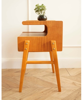 Pair of Vintage Mid-Century Bedside Tables, Sweden, 1960s