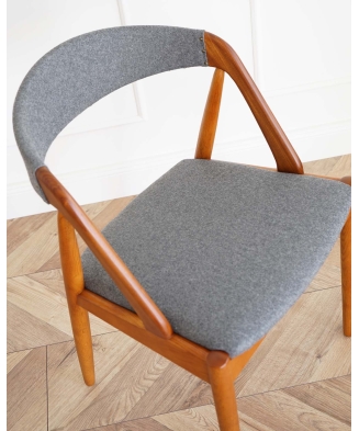 Set of 4 Model 31 Dining Chairs by Kai Kristiansen for Schou Andersen Møbelfabrik, Denmark 1950’s.