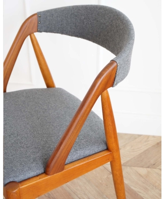 Set of 4 Model 31 Dining Chairs by Kai Kristiansen for Schou Andersen Møbelfabrik, Denmark 1950’s.