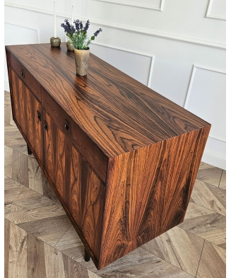 Small Rosewood Sideboard by Erik Brouer for Brouer Møbelfabrik, Denmark, 1960s
