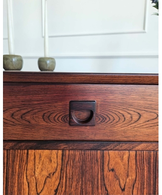 Small Rosewood Sideboard by Erik Brouer for Brouer Møbelfabrik, Denmark, 1960s