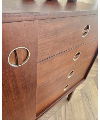 Swedish “Fiesta” Teak Cabinet by AB Bräntorps Industrier, 1960s