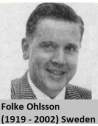 Folke Ohlsson (1919-2002) Sweden